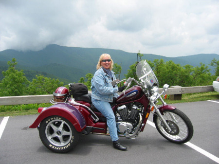 Wife on Mt. Mitchell