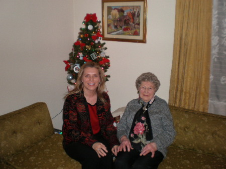 Helen and I at Christmas in CT 2007