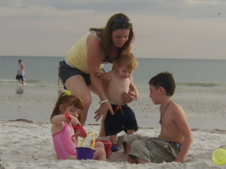 My kids and I in florida