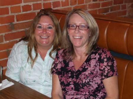 Cheryl Tipton-Perez and I at lunch