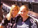 Kelly and Terri at the Eagles game. GO EAGLES