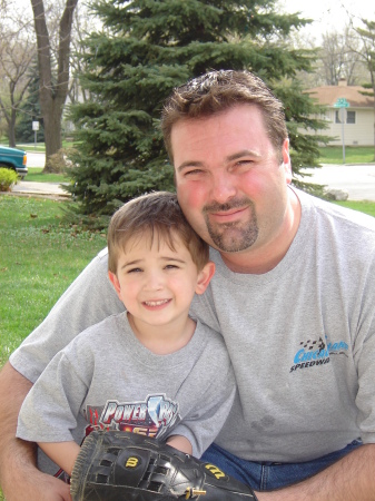 My husband Paul and son Ryan