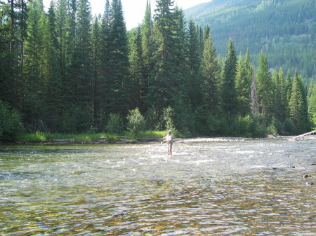 Fly Fishing on the Skook