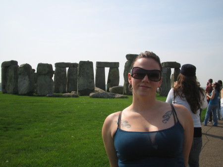 me at stonehenge