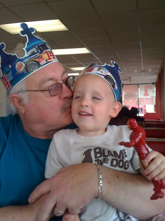 Colton with Papaw