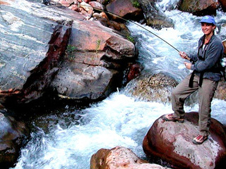 Fly fishing in the Grand Canyon