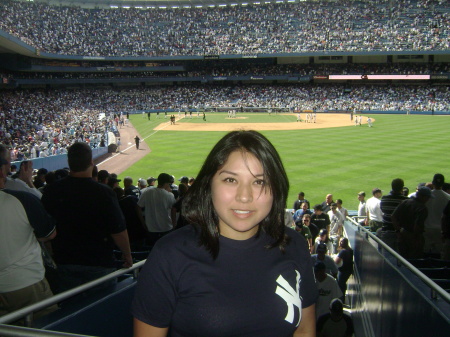 AT the yankee stadium