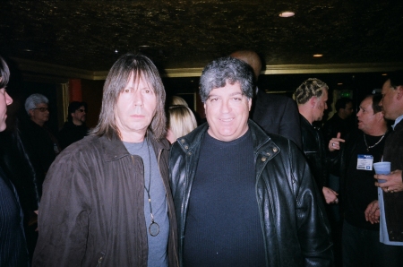 Me and Pat Travers at the Galaxy Theatre