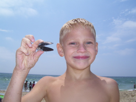 My boy Spencer at Hermosa 2008