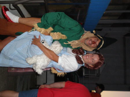 Dorothy and Scarecrow, scary huh