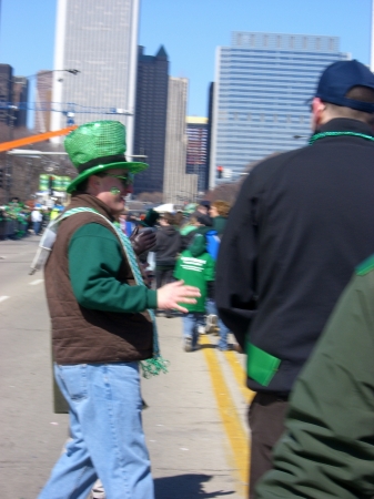 Me in the 2006 Chicago St. Patty's Day Parade