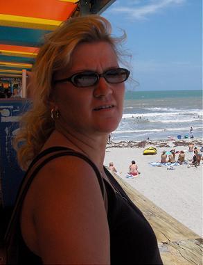 me at the beach in Florida