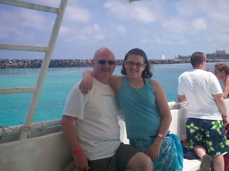 Dad and Angel in the bahama's