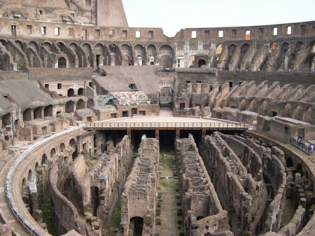 Inside of the Colloseum