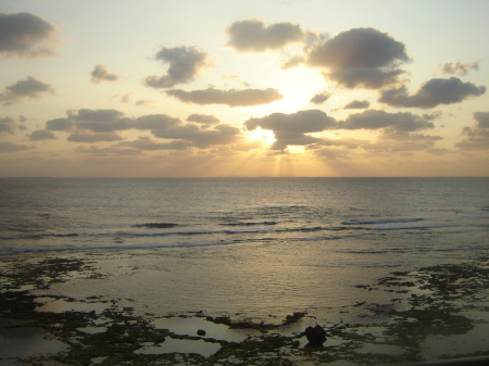 east china sea at sunset- from my back balcony