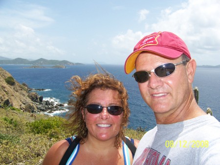 Mark and I in St. John