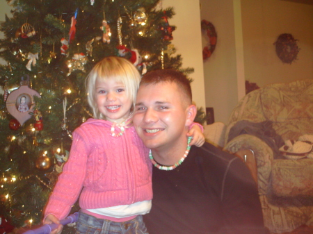 "My Marine" and his daughter, Aby