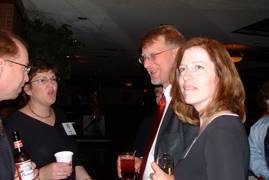 Vicky Luehder, Donna Swartz and Kurt Krummrich