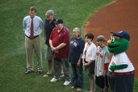 Gov of Red Sox Nation introduced at Fenway