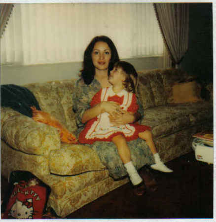 My daughter and I so many years ago...