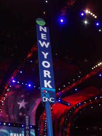 DNC New York Delegation Sign
