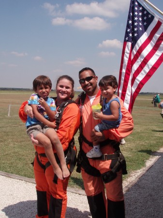 before our first skydive
