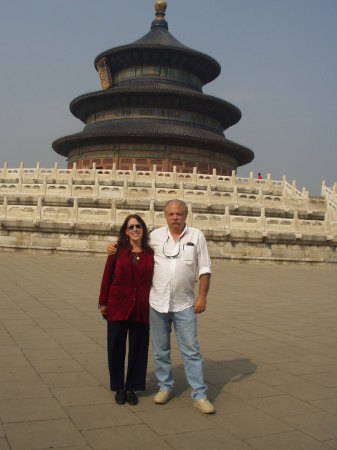 China 2006 with husband Rob