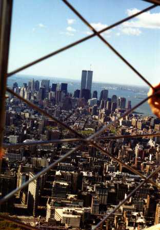 Twin Towers from Empire State Building