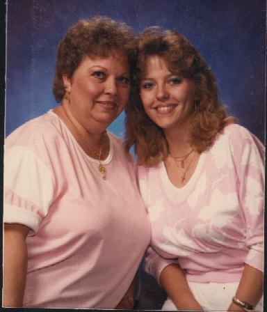 My Mom & Me...Senior Breakfast 1987