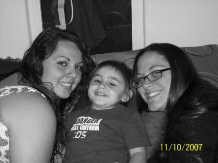 My niece, grandson and youngest daughter