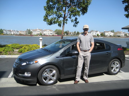 April 2011. The 2011 Chevy Volt and me.