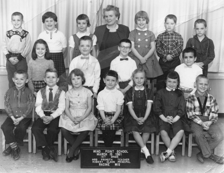 Kindergarten 1959 and First Grade 1960