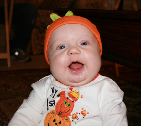 Keaton the little pumpkin