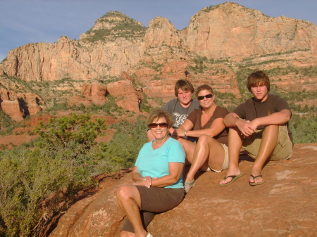 The boys and I with my Mom in Arizona this sum