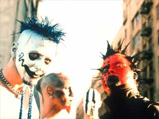 Mudvayne in makeup