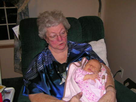 Memaw and youngest granddaughter