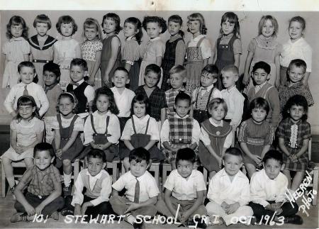 1963 First Grade - Ms. Learner (sp)