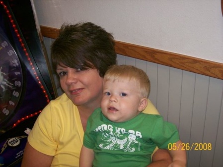 Me with my grandson Jayton