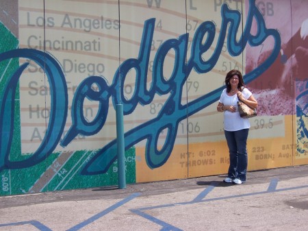 California 2008: Miss Arlene Dodger stadium