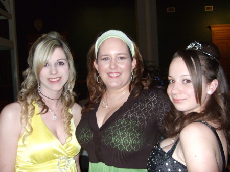 Me w/my students at Prom 2008