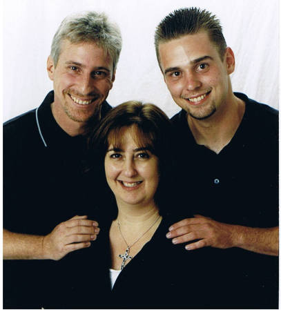 Geoff, Tina and Aaron (stepson)