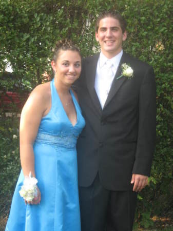 my daughter, Cassie, and her prom date, Tim