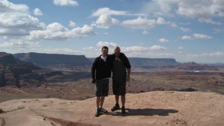 Keith Manley & me Moab 08