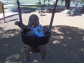 1st time on the swing