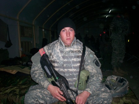 Son Zack in Iraq, 2008