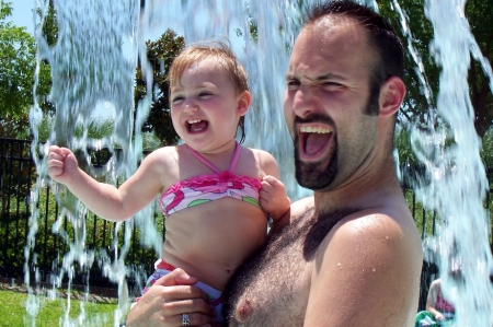 Happy Riley (18 m) & Dad (Robert, step-son)