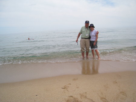Ev and Marv at the Black Sea