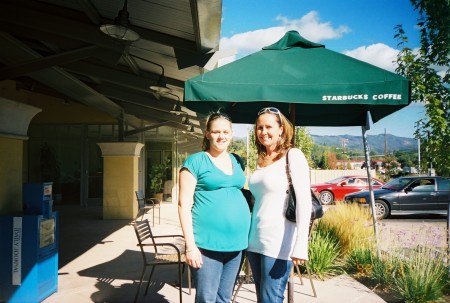 Beth and Cheryl at Starbucks in Ukiah, CA