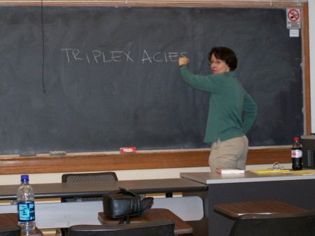 Rosemary teaching a class at Vassar College