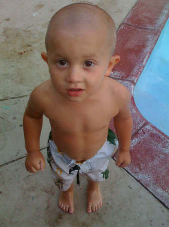 Noah boy swimming